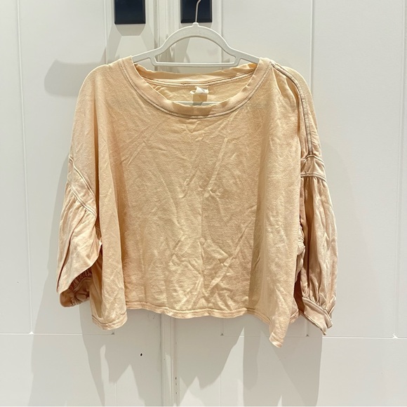 Free People We The Free Sugar Rush Dolman Sleeve Tee in Peach (XS) - Picture 3 of 6